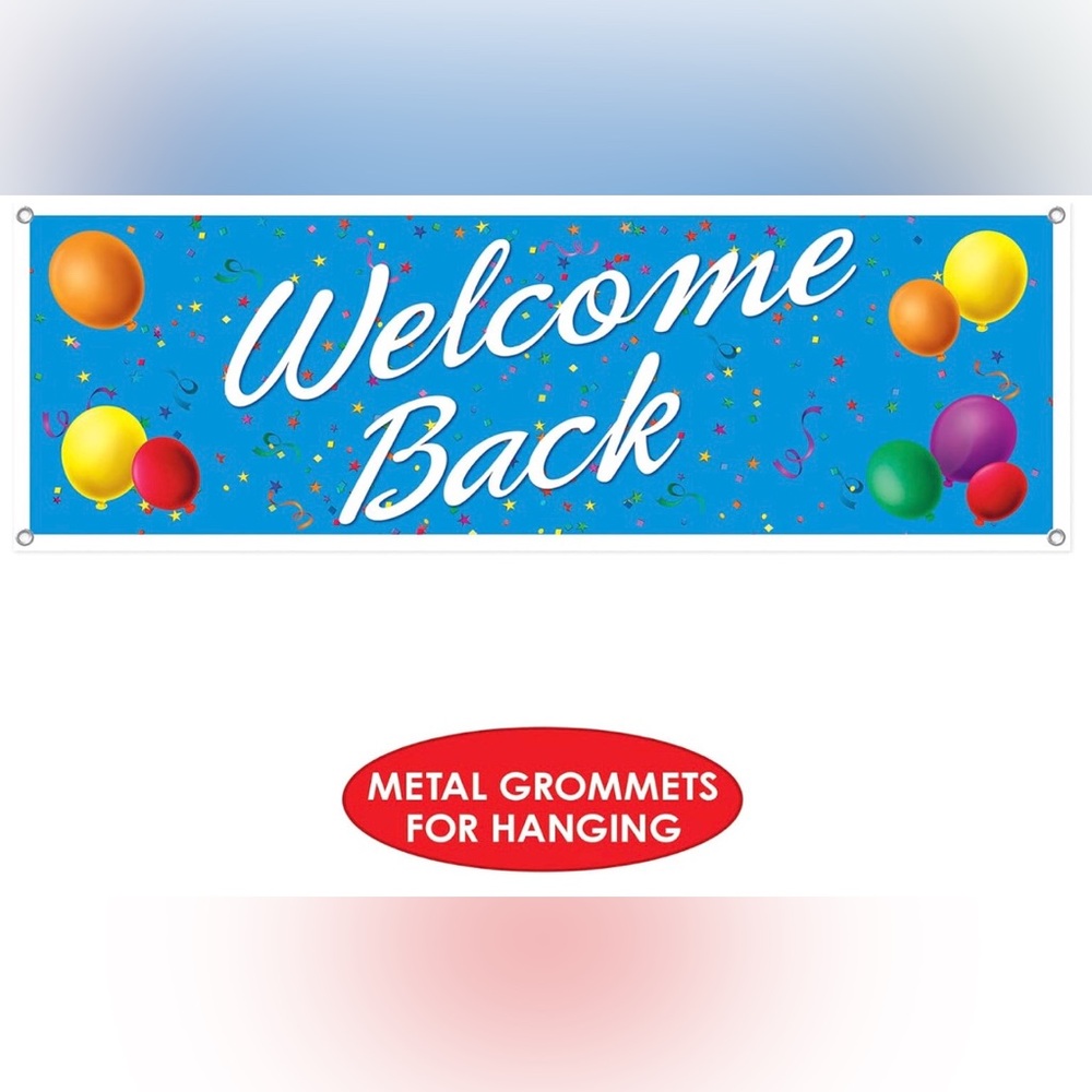 Banner “Welcome Back” - Picture 3 of 3